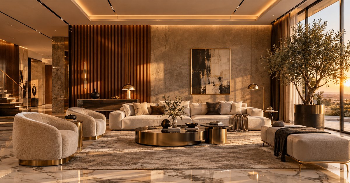هندسة الفراغات والتكسيات الحصرية لعام 2027: تفاصيل تنبض بالرقي المعماري